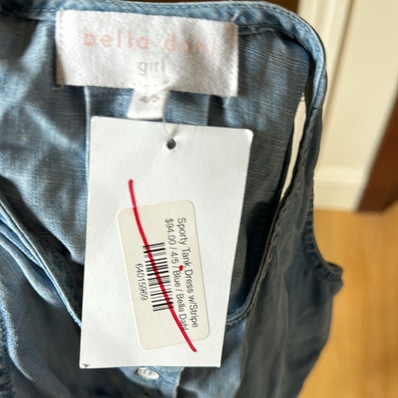 Bella Dahl | NWT | Sporty Tank Dress with Stripe - Picture 4 of 4